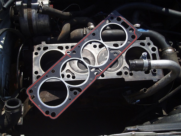 Close-up of head car gasket
