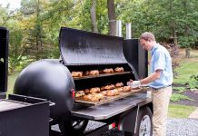 Barbecue_Smoker_Trailer_Spatchcocked_Chickens_30_Checking_Temp